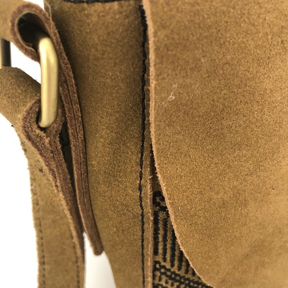Free People Tan Suede Saddle Bag by Sundown Wilds - Picture 8 of 13